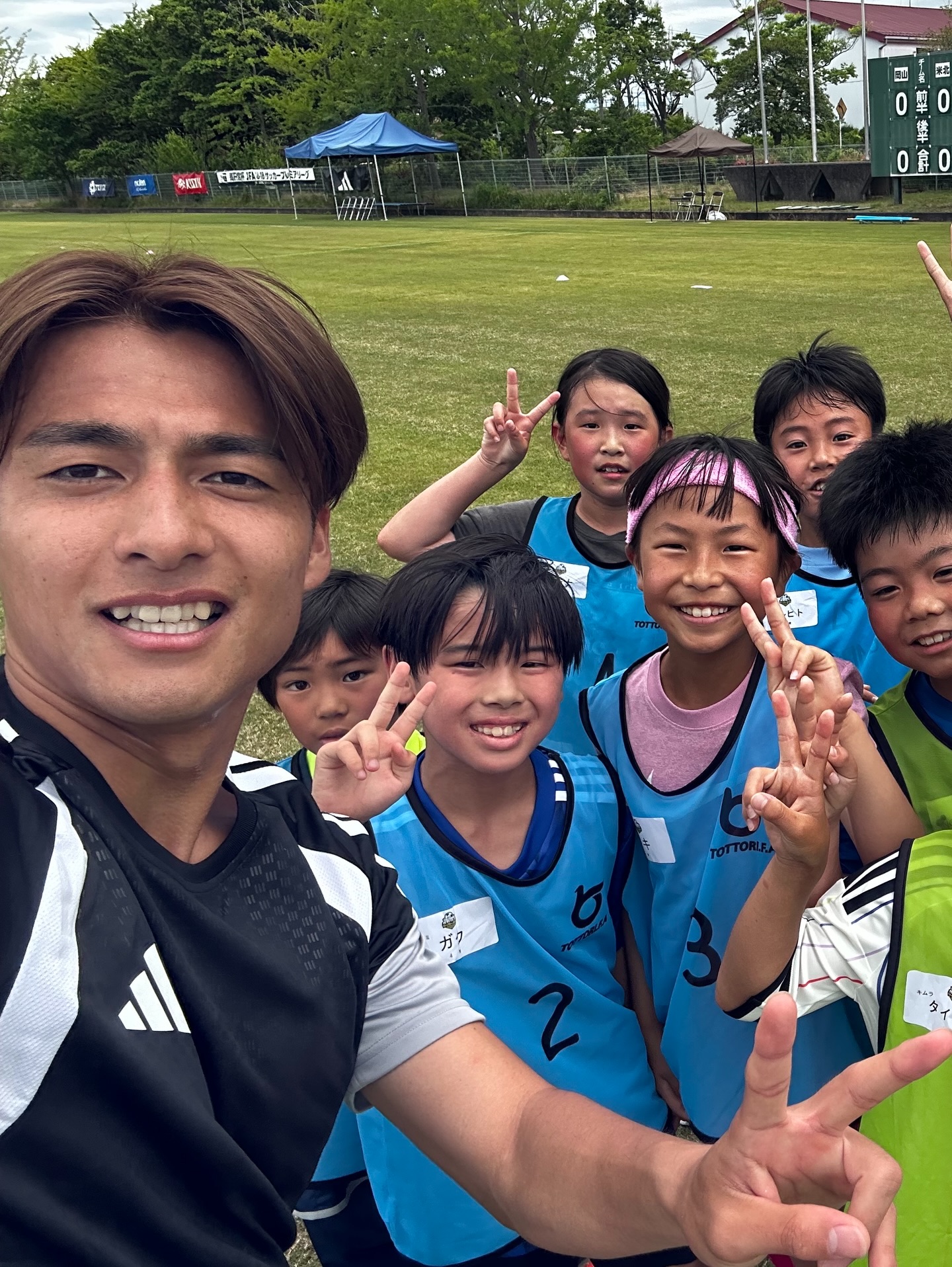 【6/7】笠岡で佐野航大選手サッカークリニックが開催
