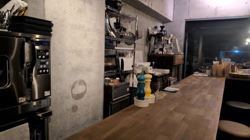 THE BURGER カウンター